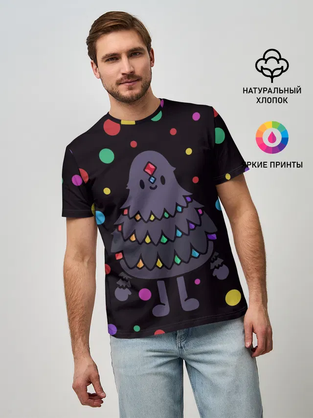 Мужская базовая футболка с принтом «Toca Boca — Games Toca Boca»