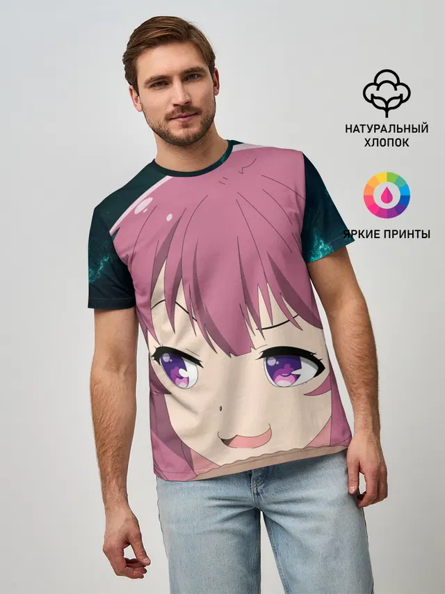 Мужская базовая футболка с принтом «Karasuma Chitose Girlish number»
