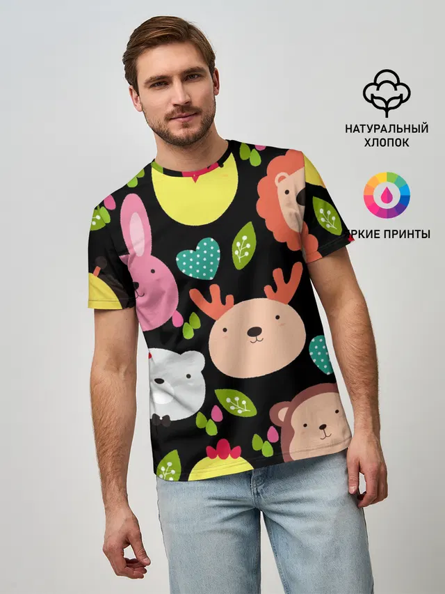 Мужская базовая футболка