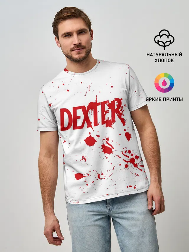 Dexter logo Декстер брызги крови