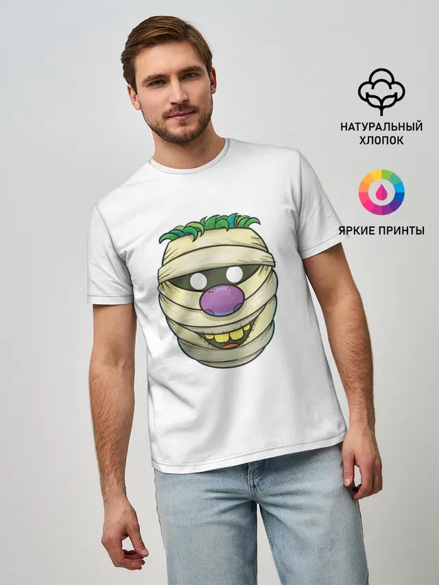улыбающейся голова мумии
