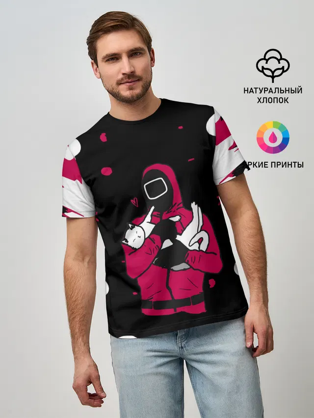 Игра в кальмара x Кот,