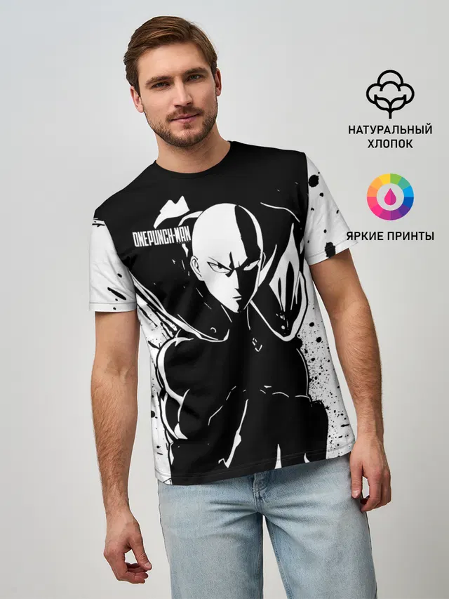 Черно-белый Сайтама One Punch-Man