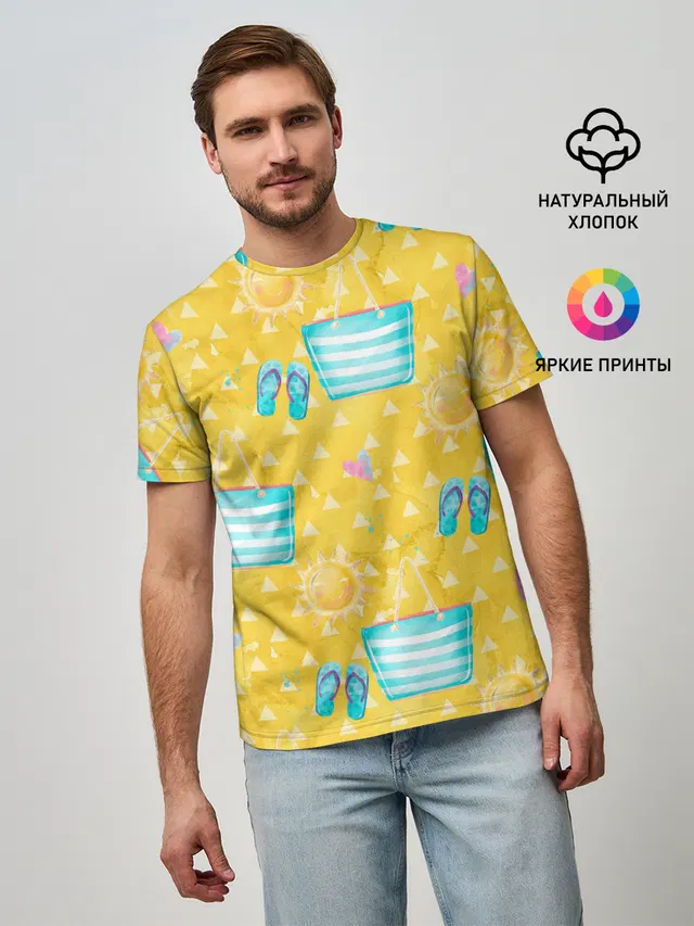 Летний песочный пляж