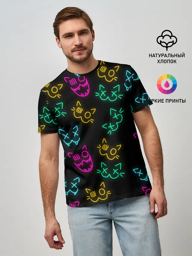 НЕОНОВЫЕ КОТИКИ / NEON FACES CATS