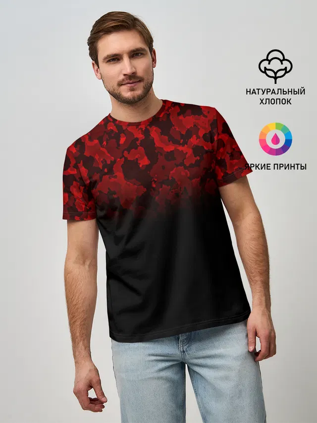 BLACK RED CAMO | RED MILLITARY