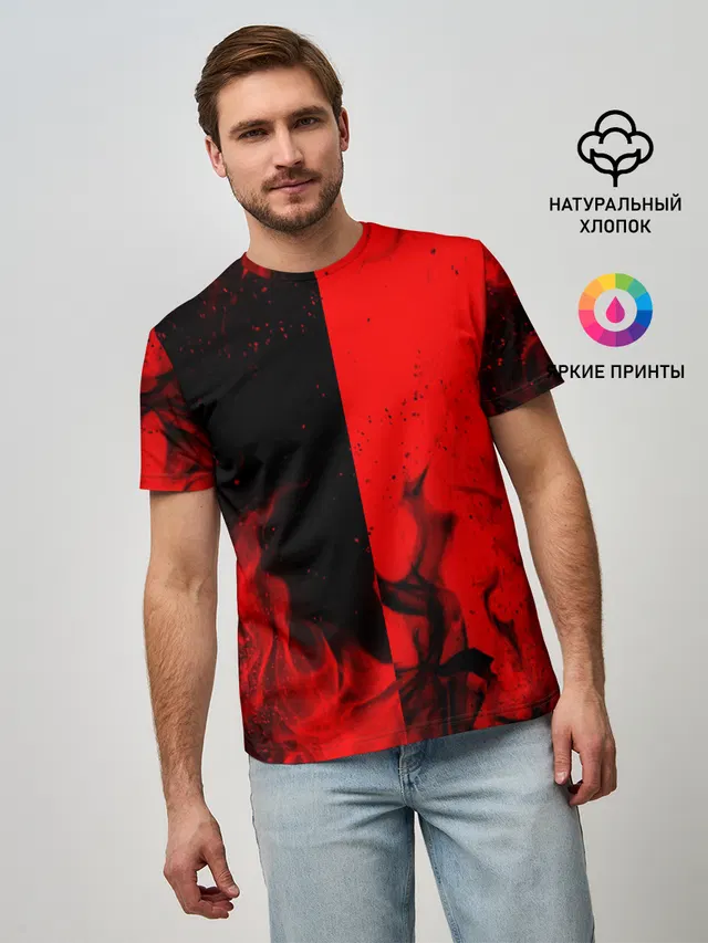 BLACK RED FIRE