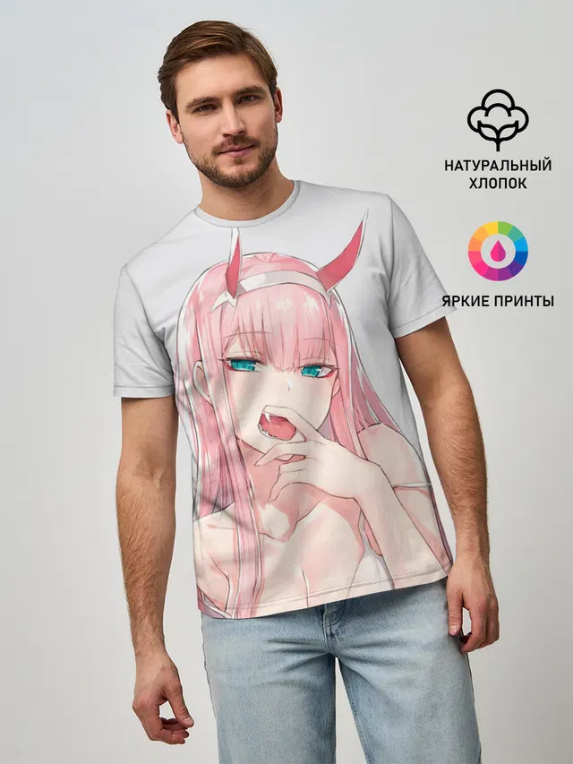 Мужская базовая футболка с принтом «Senpai 02»