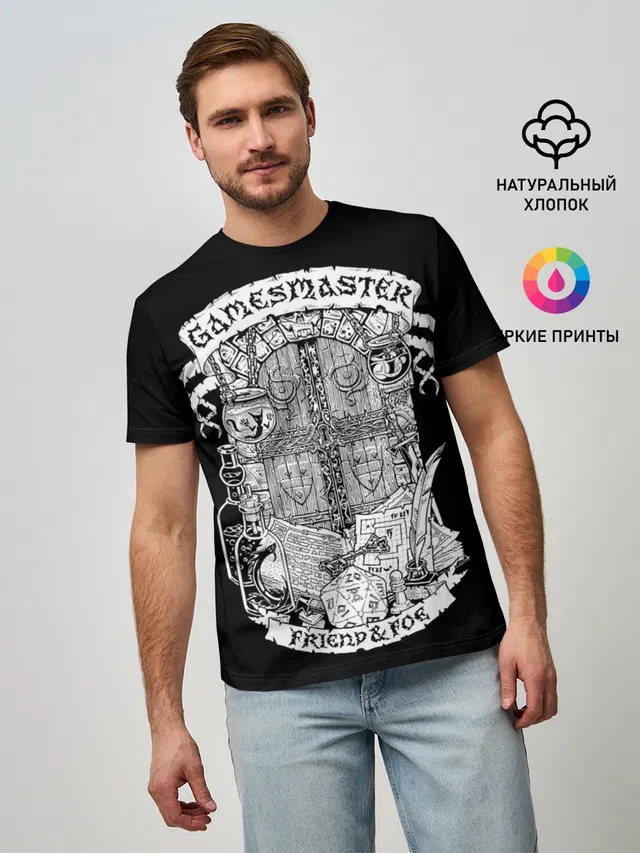 Мужская базовая футболка