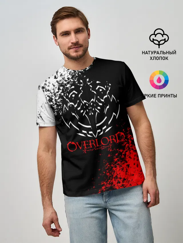 Оверлорд лого краснобелый