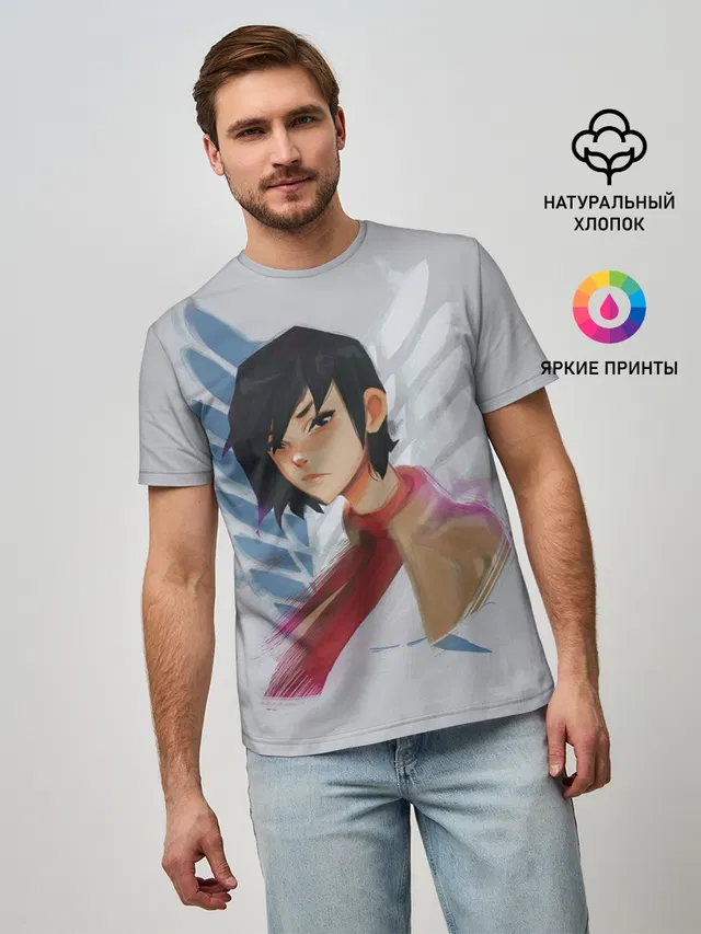 Logo and Mikasa