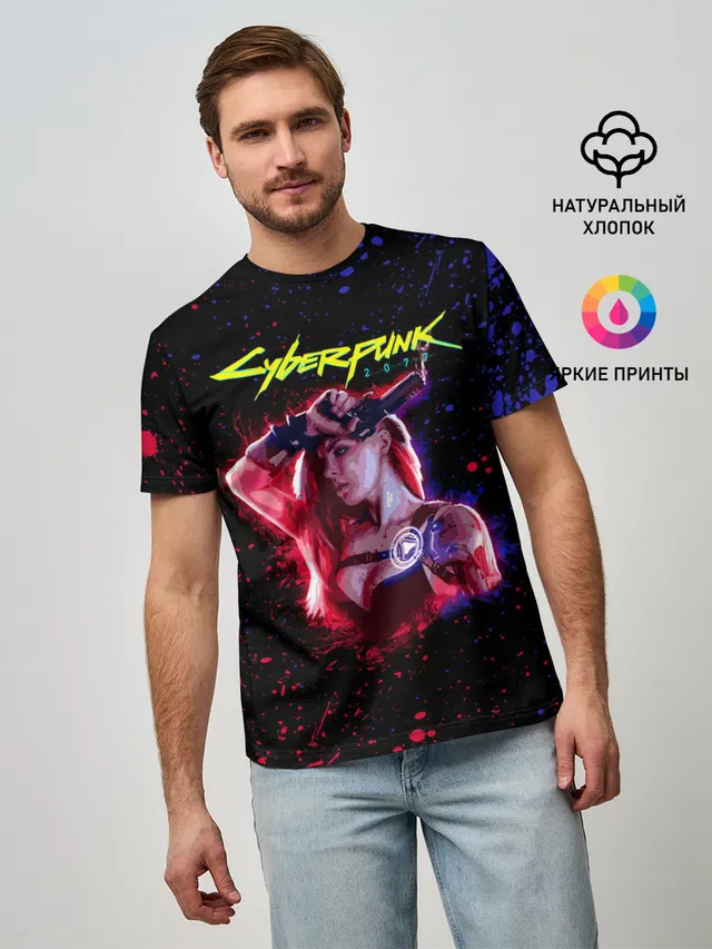 Cyberpunk 2077 девушка
