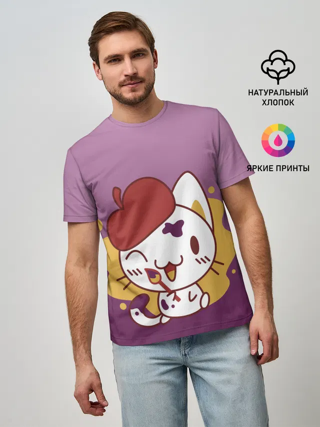 кот художник творец