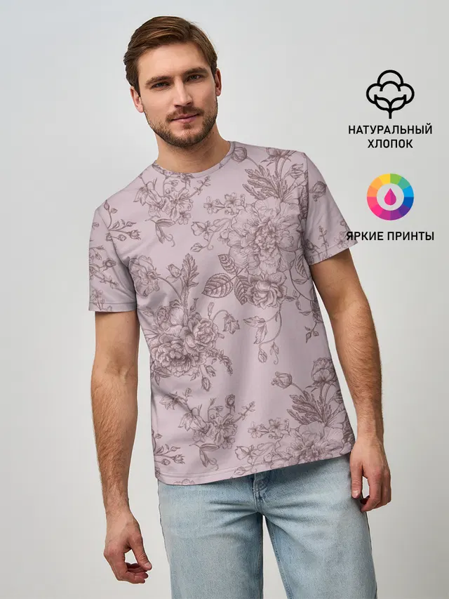 розы с пионами