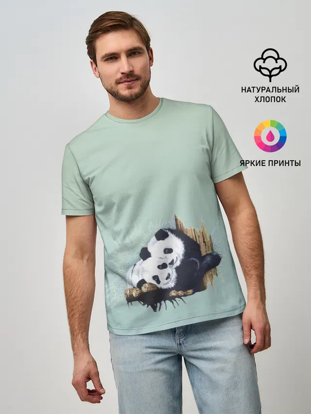 акварельные панды