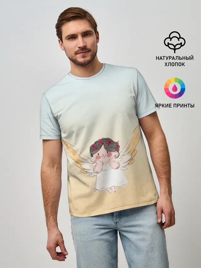 акварельный ангелок