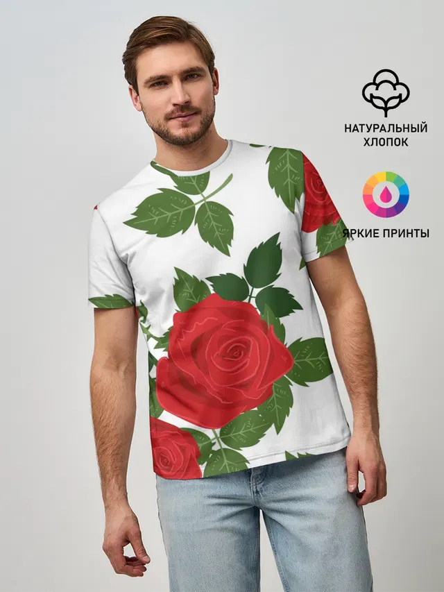 Большие розы
