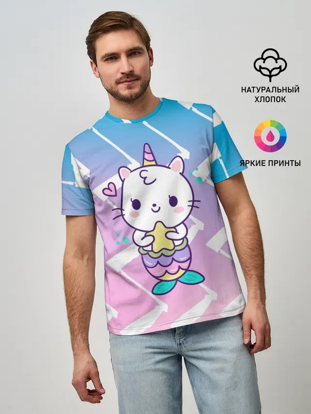 Котик-рыбка-единорог