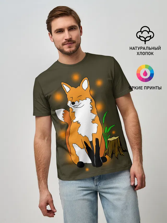 Лиса в лесу