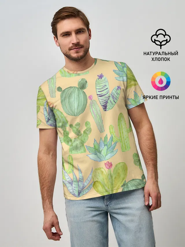 Кактусы в пустыне