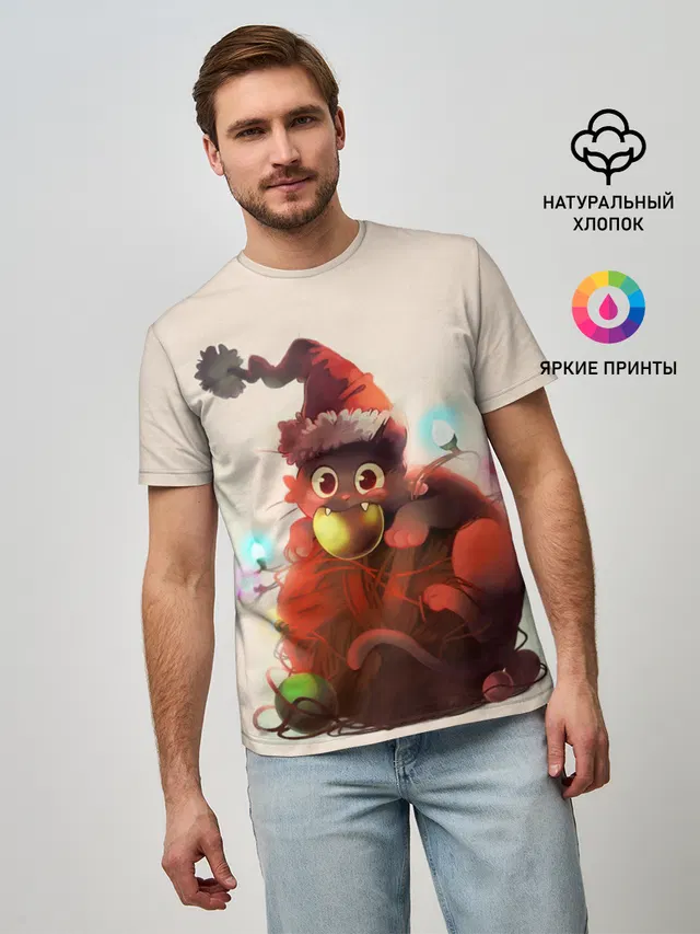 Новогодний кот