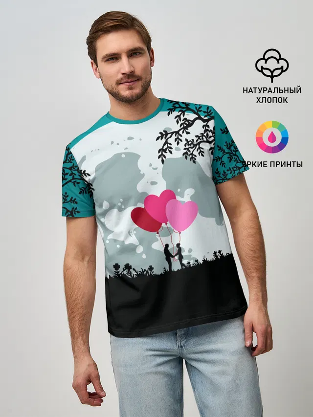 Мужская базовая футболка