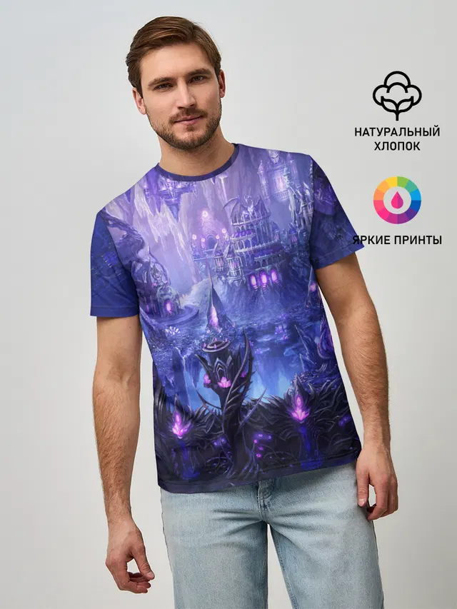 Мужская базовая футболка с принтом «Might & Magic Heroes»