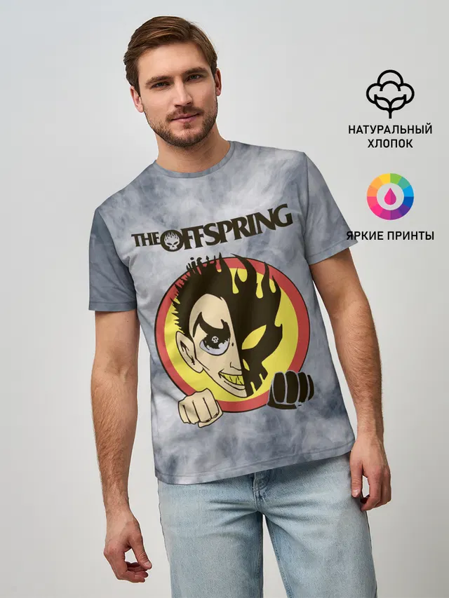 Мужская базовая футболка с принтом «Offspring — The Offspring»