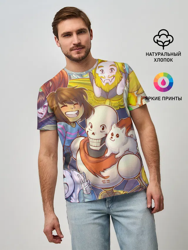 Мужская базовая футболка с принтом «Asgore Dreemurr»