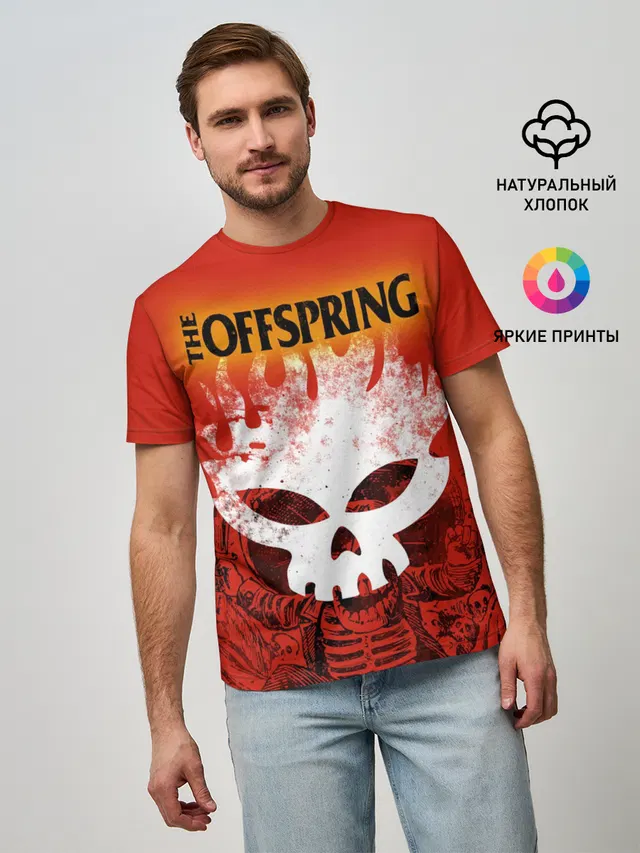 Мужская базовая футболка с принтом «Offspring — The Offspring»