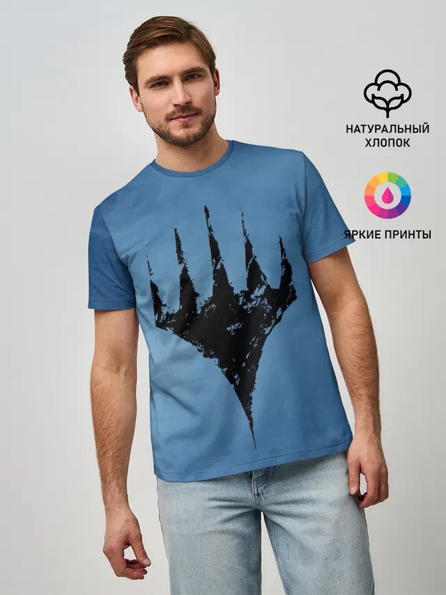 Мужская базовая футболка с принтом «Magic:The Gathering»