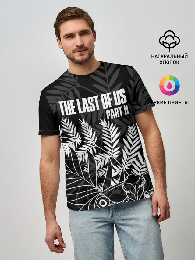 Мужская базовая футболка с принтом «Fern — THE LAST OF US 2»