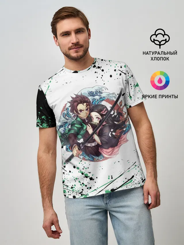 Брызги красок Demon Slayer
