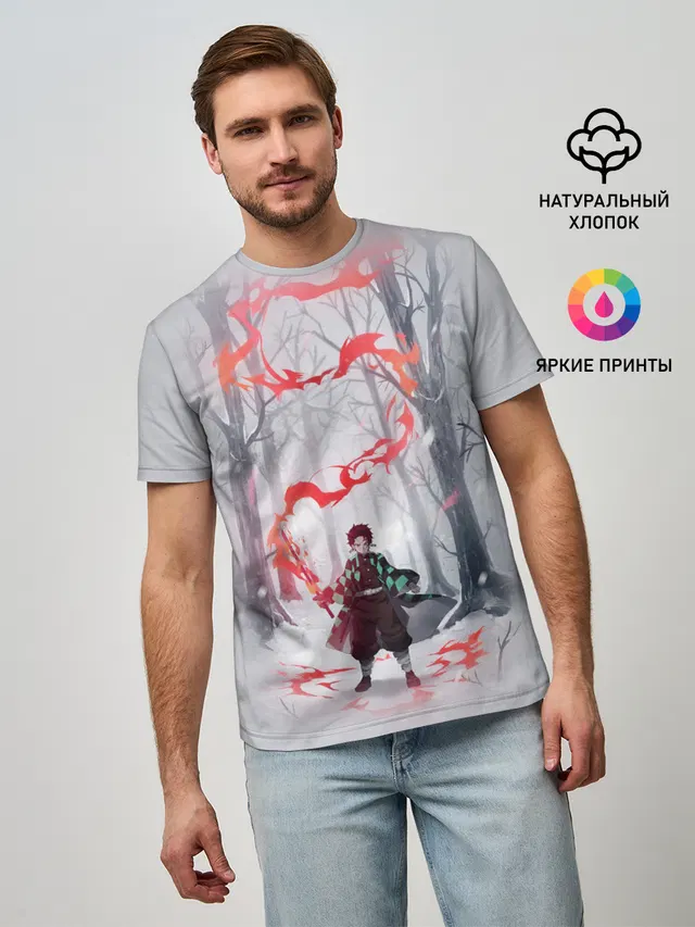 KIMETSU NO YAIBA красный след