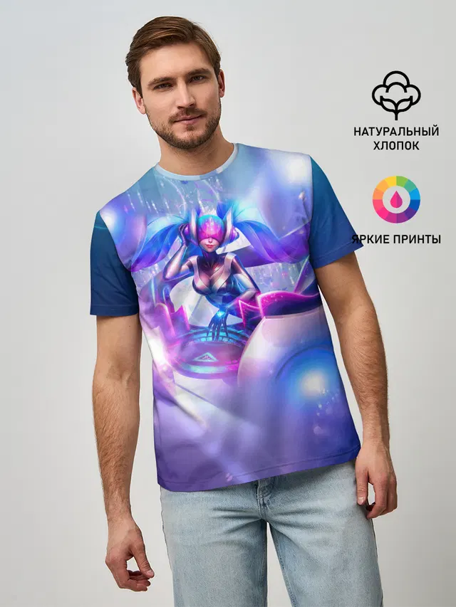 Мужская базовая футболка с принтом «DJ Sona»