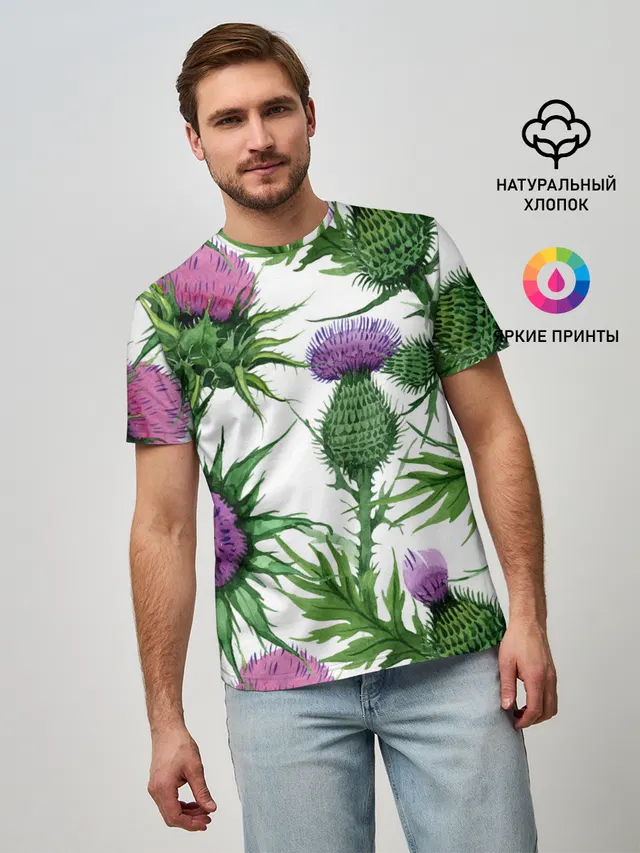 Цветок репейника