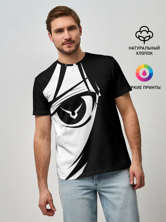 Мужская базовая футболка с принтом «Code Geass — GODE GEASS»