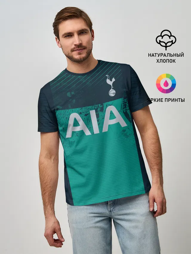 Мужская базовая футболка с принтом «Tottenham — Dele Alli third 18-19»