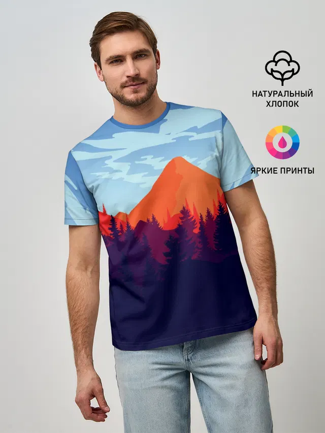 Мужская базовая футболка