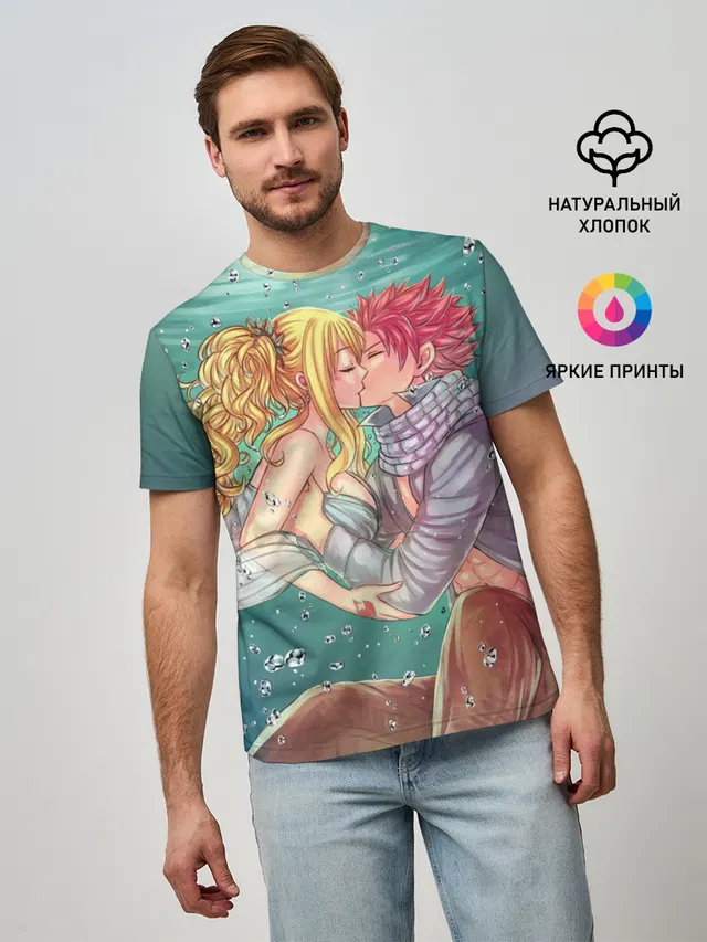 Хвост Феи поцелуй Люси и Нацу