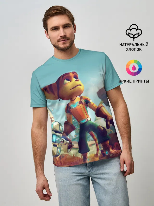Мужская базовая футболка