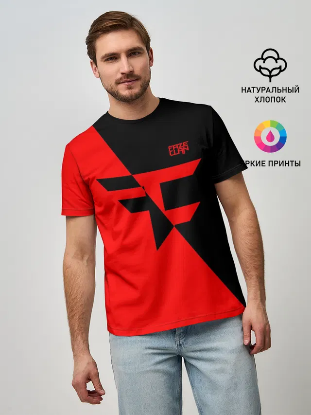 Мужская базовая футболка с принтом «Counter-Strike — CS GO.»