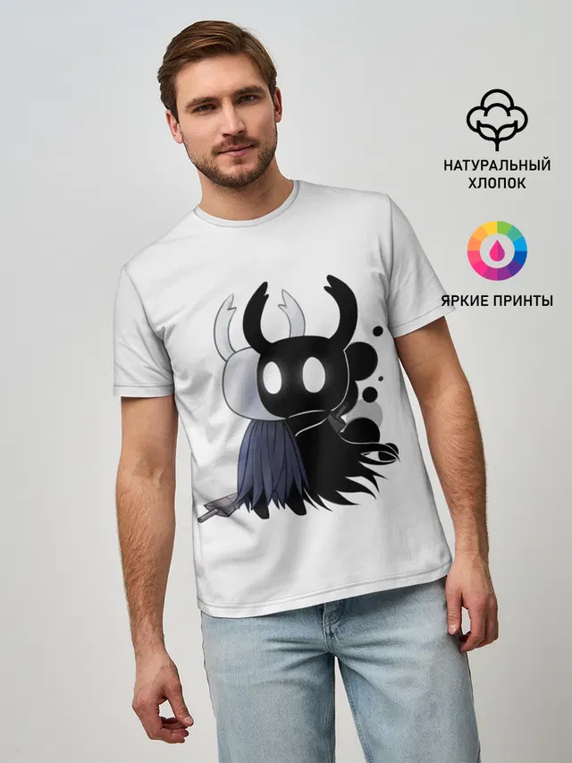 Мужская базовая футболка с принтом «Shade»
