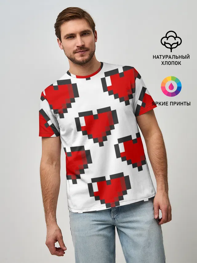 Пиксельные сердечки