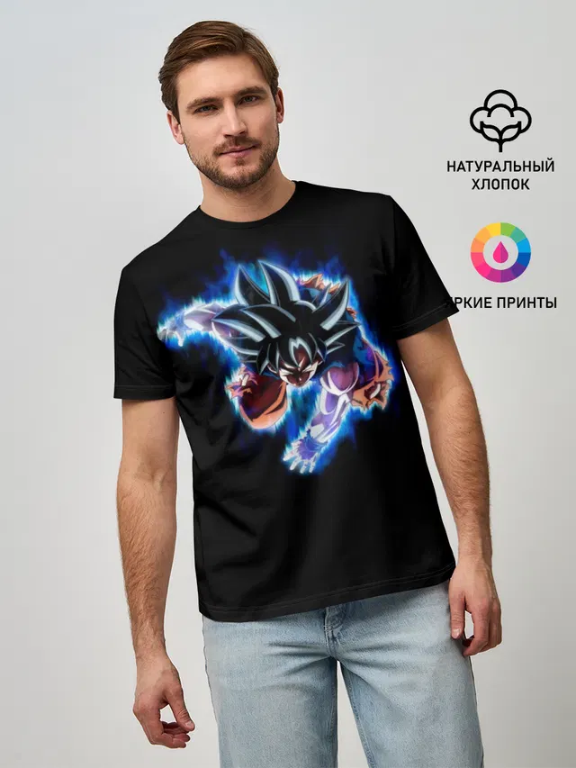 Мужская базовая футболка с принтом «Hero Dragon Ball»