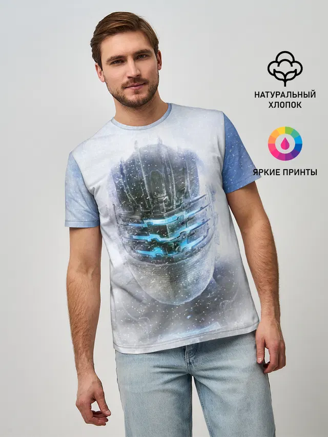 Мужская базовая футболка с принтом «Dead Space»