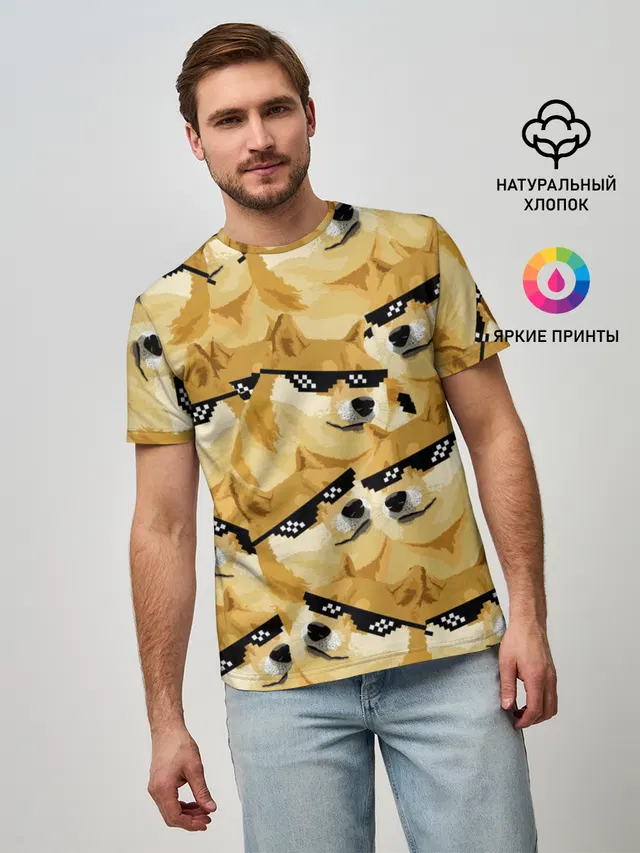 Doge мем в deal with it очках