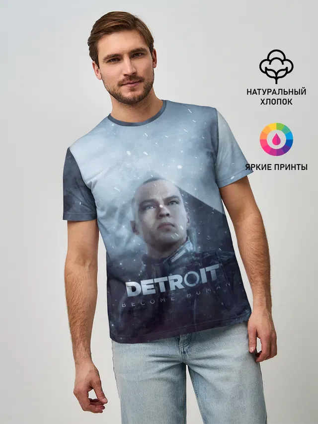 Мужская базовая футболка с принтом «Markus»