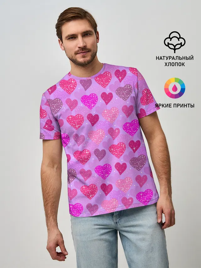 Розовые сердечки