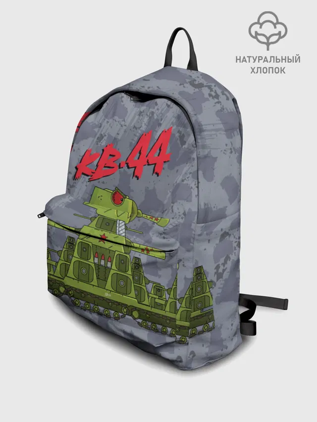 Взрослый джинсовый рюкзак с принтом «мультфильмы»
